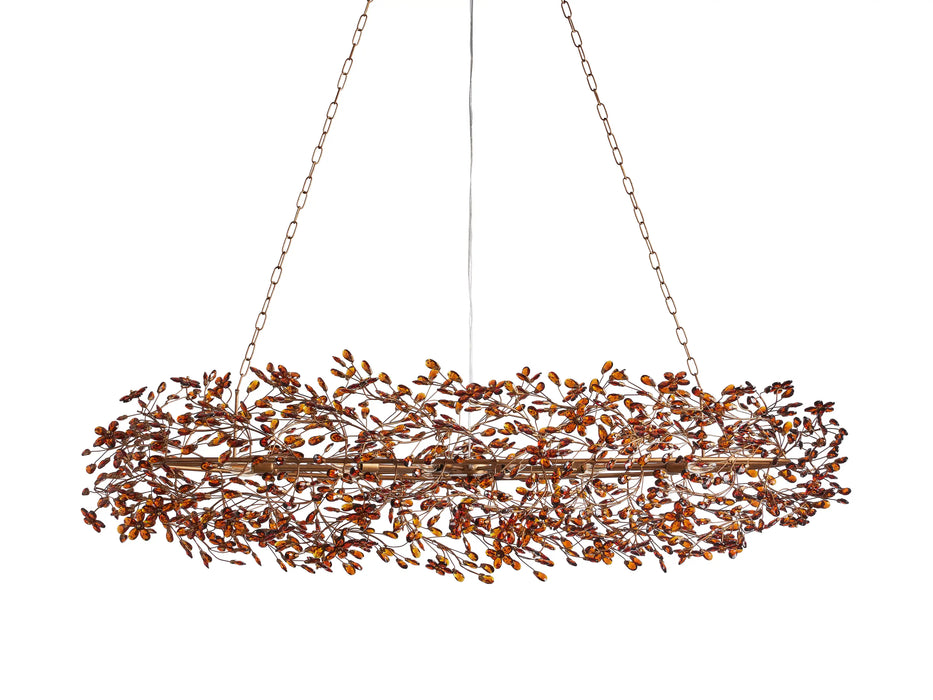 Fiore Oval Chandelier 62''74''-DWHOME