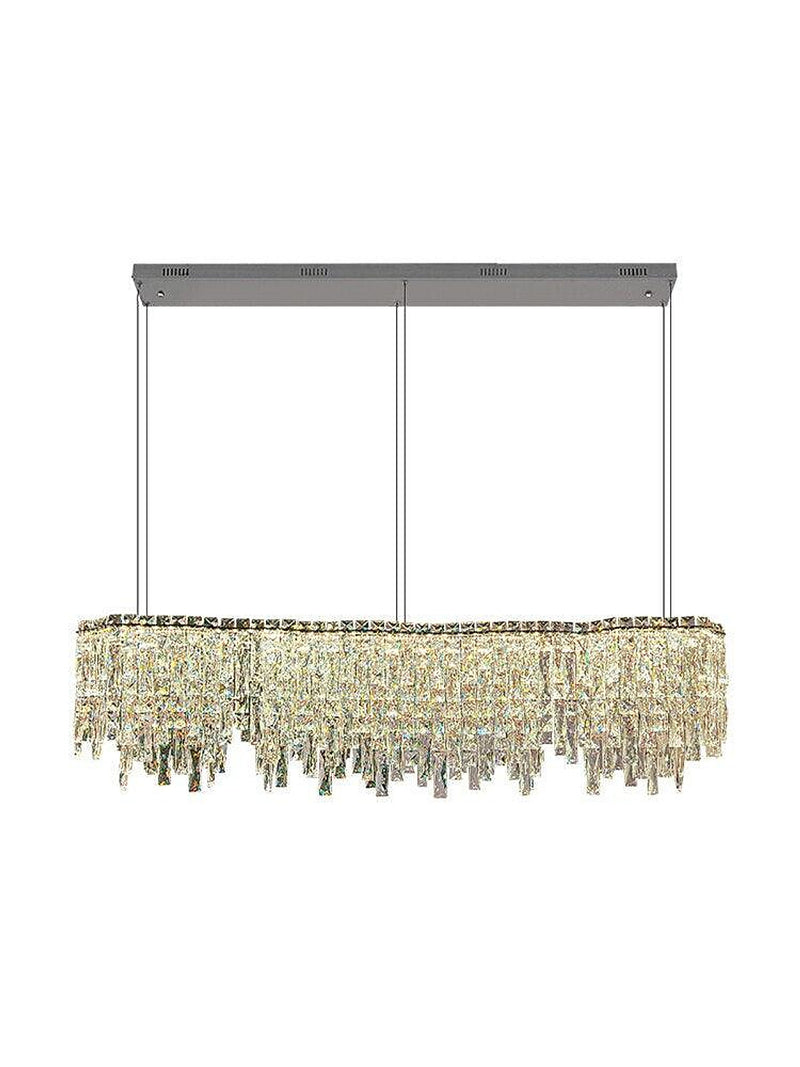 Chandeliers de salle à manger en cristal Stefano 40" - DWHOME