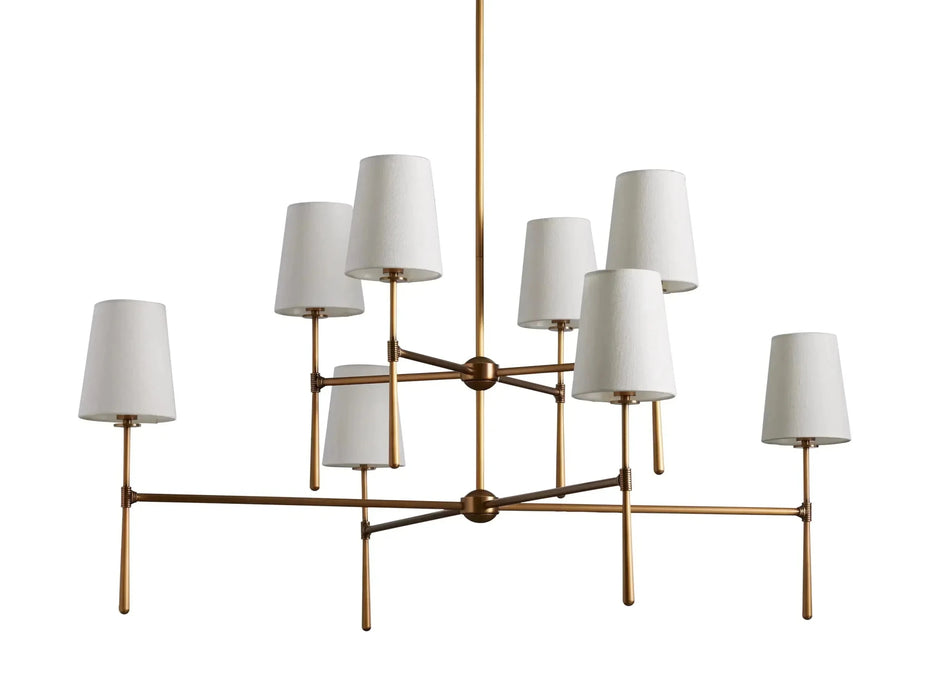 Rhodes 2-Tier Round Chandelier-DWHOME