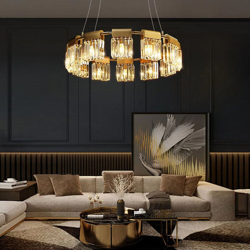 Gio Collection Crystal Modern Chandelier.