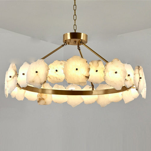 Natural Marble Modern Chandelier.