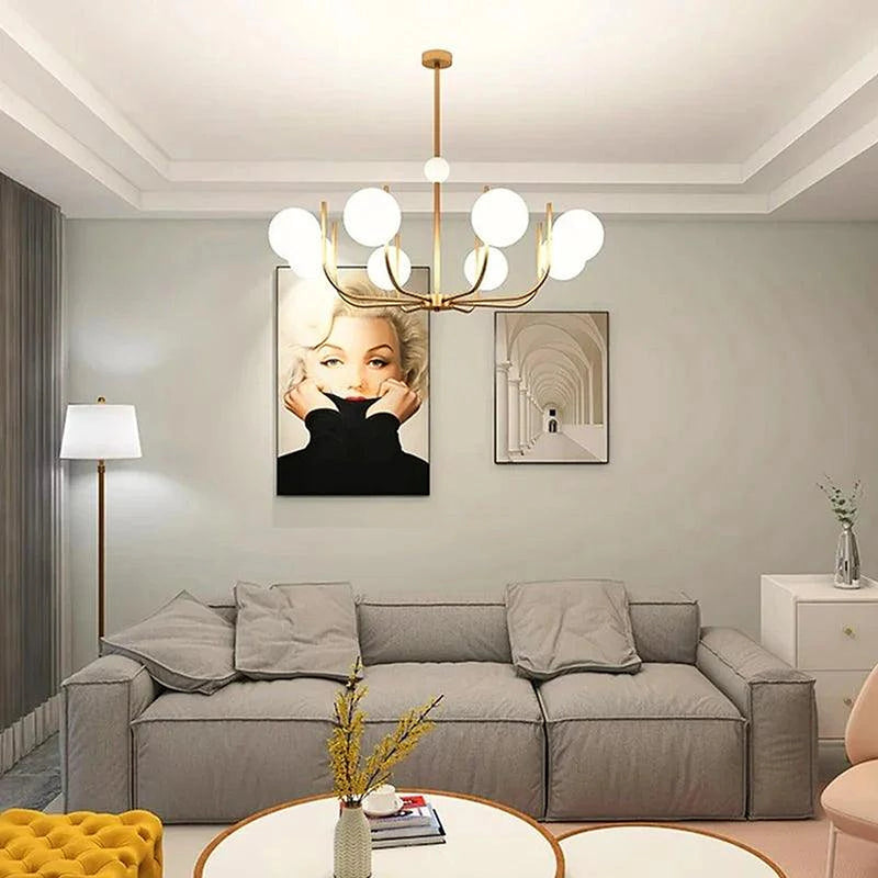 6-8-10 Lights Mid Century Modern Ceiling Light-DWHOME