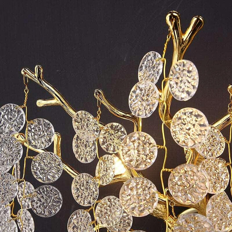 Albero Frost Crystal Wall Sconce-DWHOME