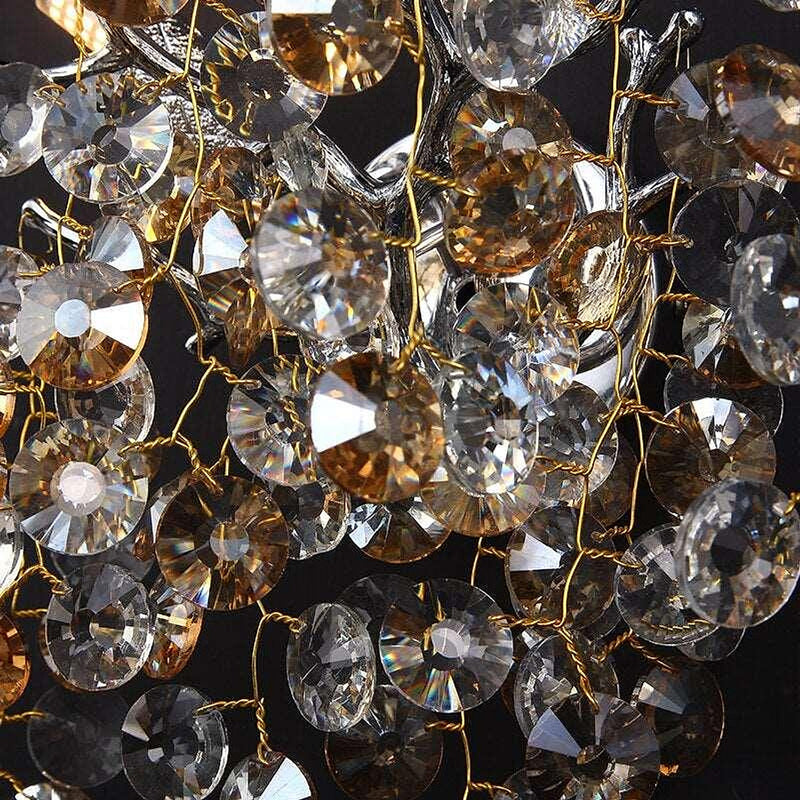 Albero Collection Crystal Wall Sconce-DWHOME