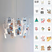 Chandelier en papier-DWHOME