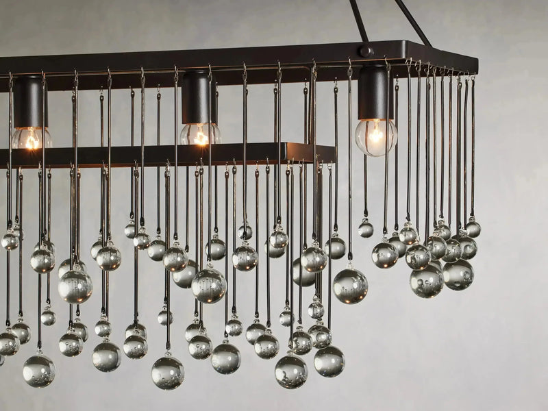 Aubrey Rectangular Chandelier 47''60''-DWHOME