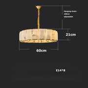 Natural Marble Contemporary Chandelier-DWHOME