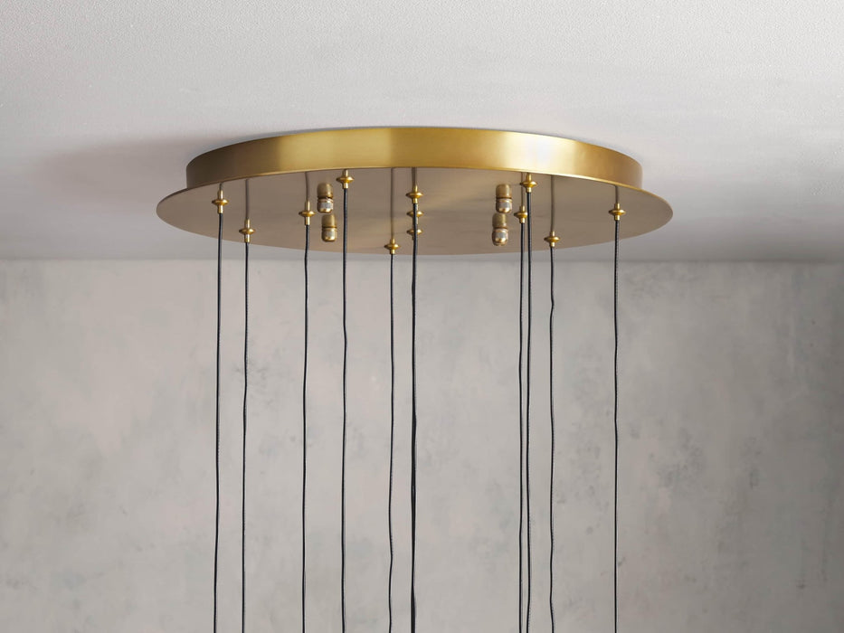 Soltaire Round Chandelier 17" 24" 36“ 58“-DWHOME