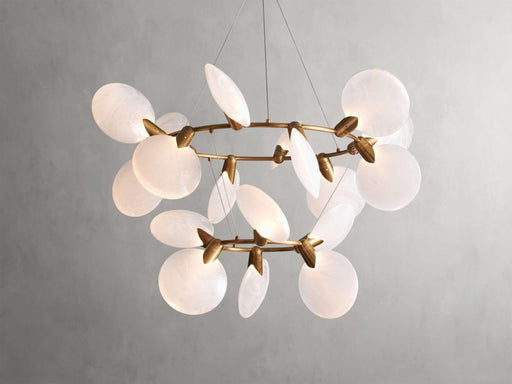 Lyla 2-Tiered Halo Chandelier-DWHOME