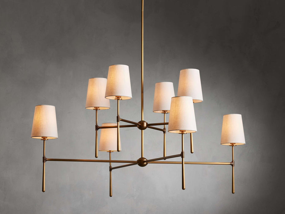 Rhodes 2-Tier Round Chandelier-DWHOME