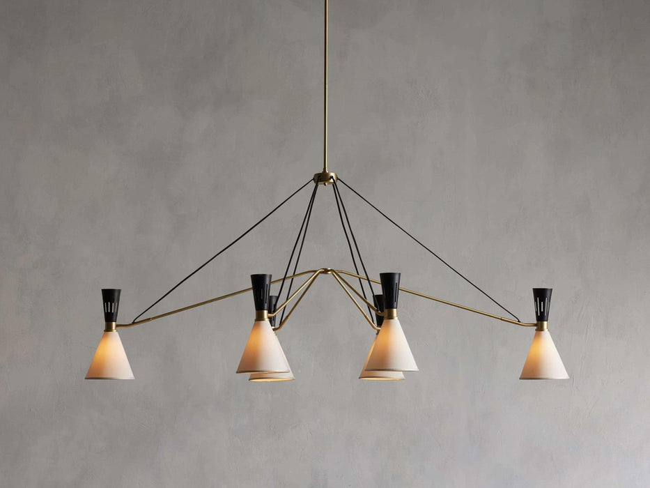 Ramsey 6-Light Linear Chandelier-DWHOME