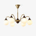 Walnut Glass Ball Chandelier - DWHOME