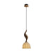 Elowen Twisted Wood Pendant Light-DWHOME