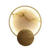 Moonshade Natural Marble & Copper Wall Sconce.