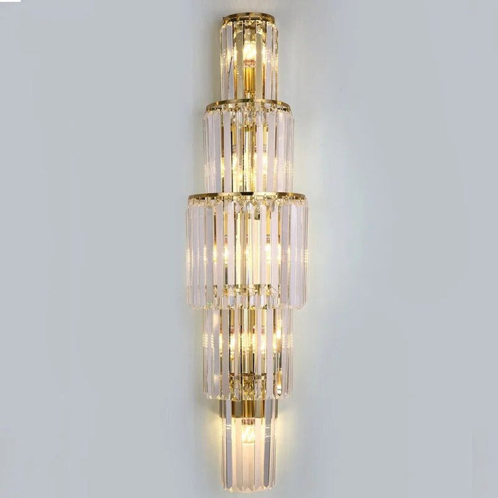 Gio 32" Crystal Wall Sconce.