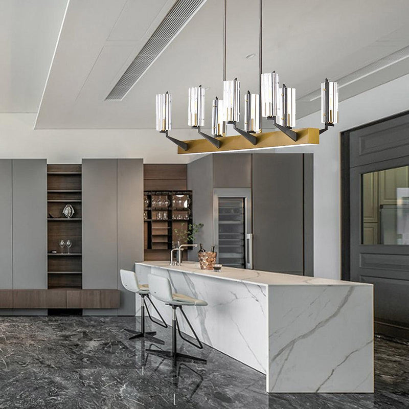 Villa Collection Lustre 8 Lumières pour Salle à Manger - DWHOME