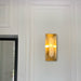 Natural Marble & Copper Wall Sconce.