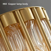 Modern Copper & Glass Wall Sconce-DWHOME