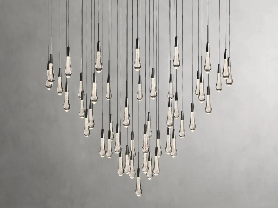 Soltaire Round Chandelier 58"W-DWHOME