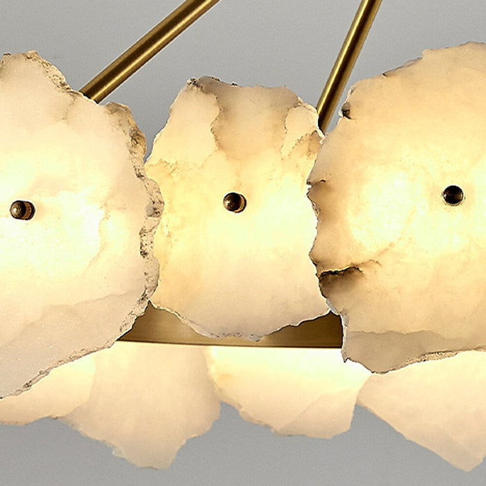 Natural Marble Modern Chandelier-DWHOME
