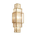 Gio 3-Light Crystal Wall Sconce.