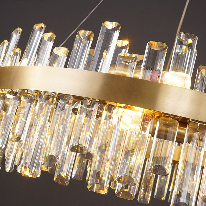 Asti Crystal Modern Chandelier.