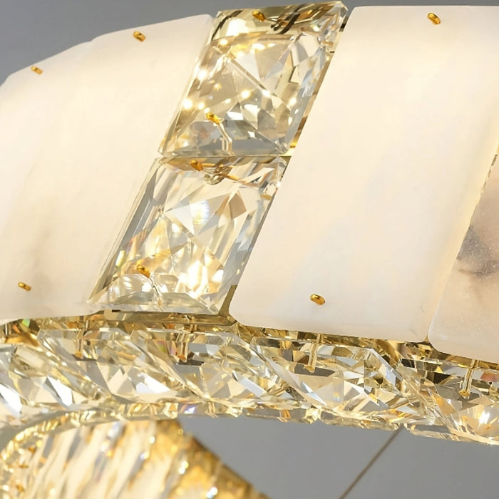 Marble & Crystal Modern Chandelier-DWHOME