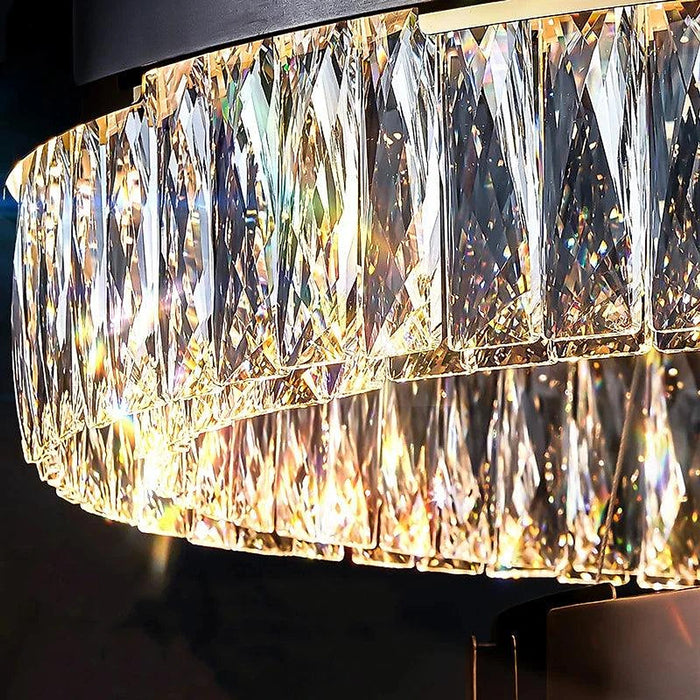 Siena Contemporary Crystal Light Fixture-DWHOME
