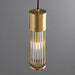 Copper & Glass Kitchen Island Pendant Light.