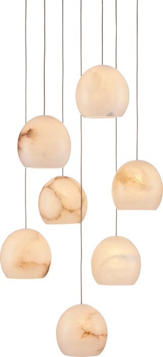 Arica Round Chandelier 3/7/15/36 Light-DWHOME