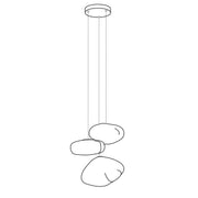 Blown Glass Random Pendant Light-DWHOME