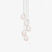 Liquid Glass Stone Pendant Light-DWHOME