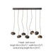 Wooden Petal Kitchen Island Pendant Light - DWHOME