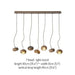 Wooden Petal Kitchen Island Pendant Light - DWHOME