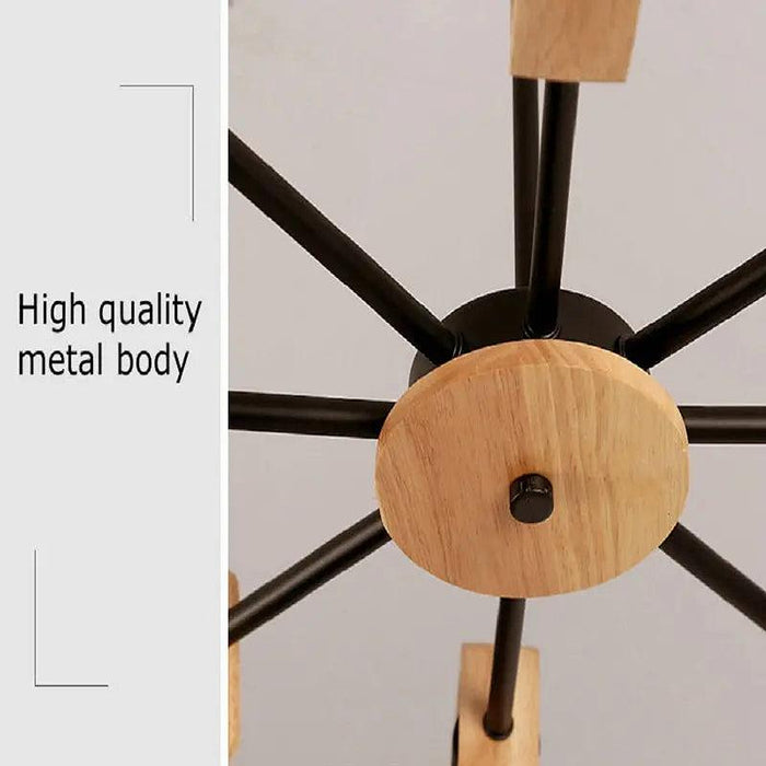 8-Light Sputnik Modern Linear Chandelier-DWHOME