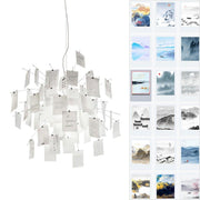 Chandelier en papier-DWHOME