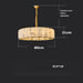 Natural Marble Ceiling Chandelier-DWHOME