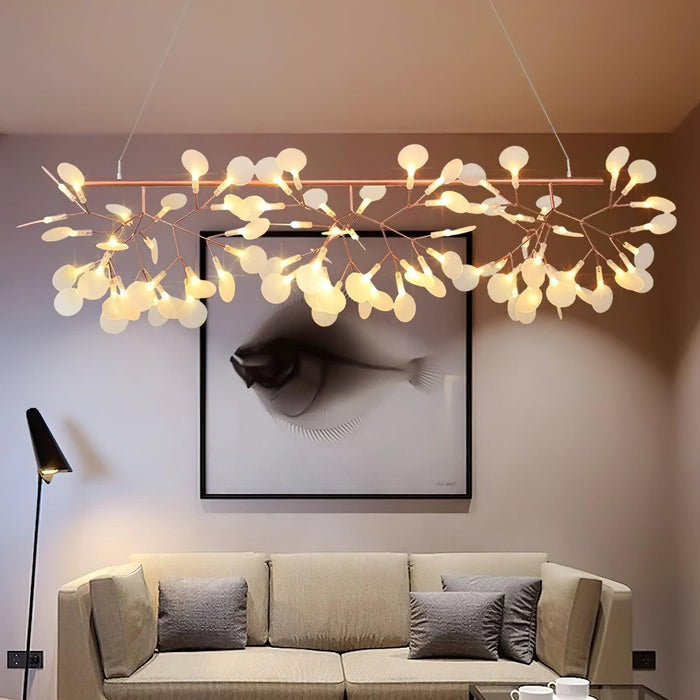 Long Style Firefly LED Chandelier.