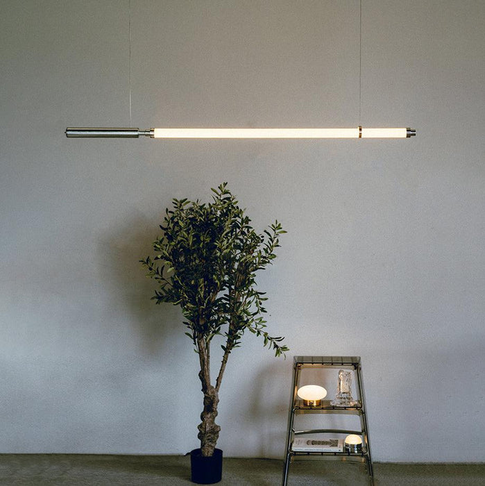 Solo Minimalist Strip Line Pendant Light.