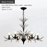 Wrought Iron Chandeliers 6/9 Lights-DWHOME