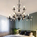 Wrought Iron Chandeliers 6/9 Lights.