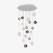 Cosmic Sphere Cascade Chandelier - 