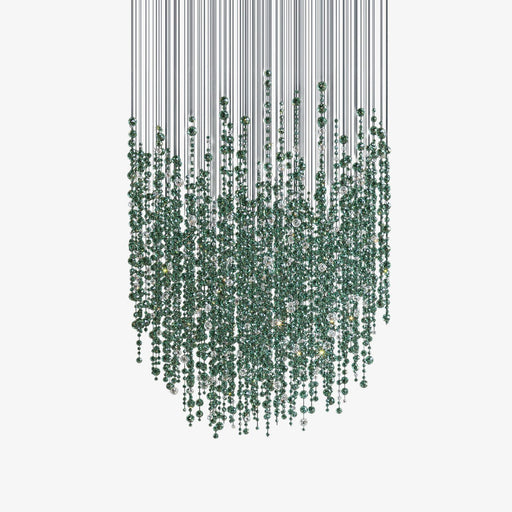 Emerald Rainfall Crystal Customize Chandelier - 