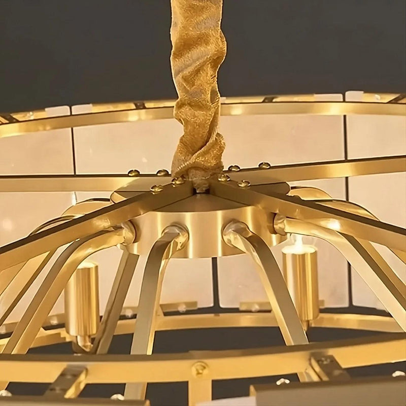 Natural Marble Contemporary Chandelier-DWHOME