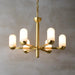 Moonshade Natural Marble Multi Light Chandelier.