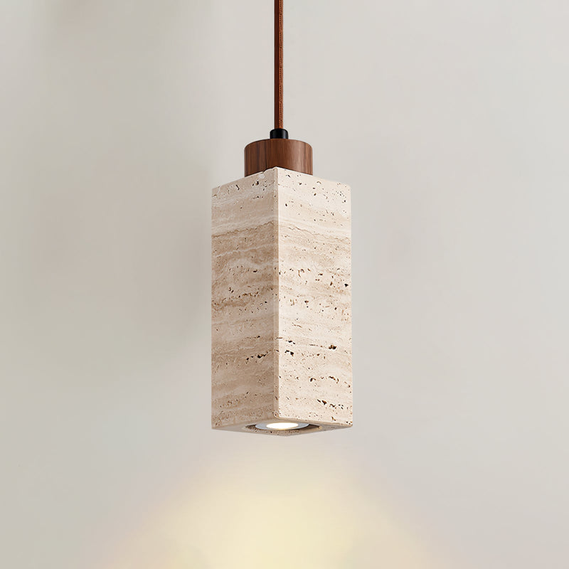 Solvara Travertine Pendant Lamp-DWHOME