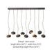 Wooden Petal Kitchen Island Pendant Light - DWHOME