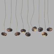 Wooden Petal Kitchen Island Pendant Light-DWHOME