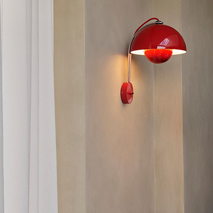 Verner Panton Flowerpot VP8 Wall Lamp.