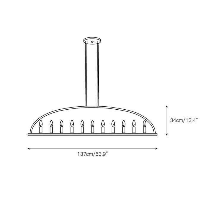 Abbott Chandelier-DWHOME